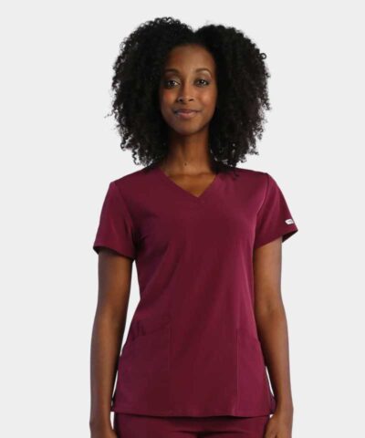 Women's Two Pocket V-Neck Top | 181001
