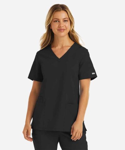 Alternative view of Women's Double V-Neck Top | 5001