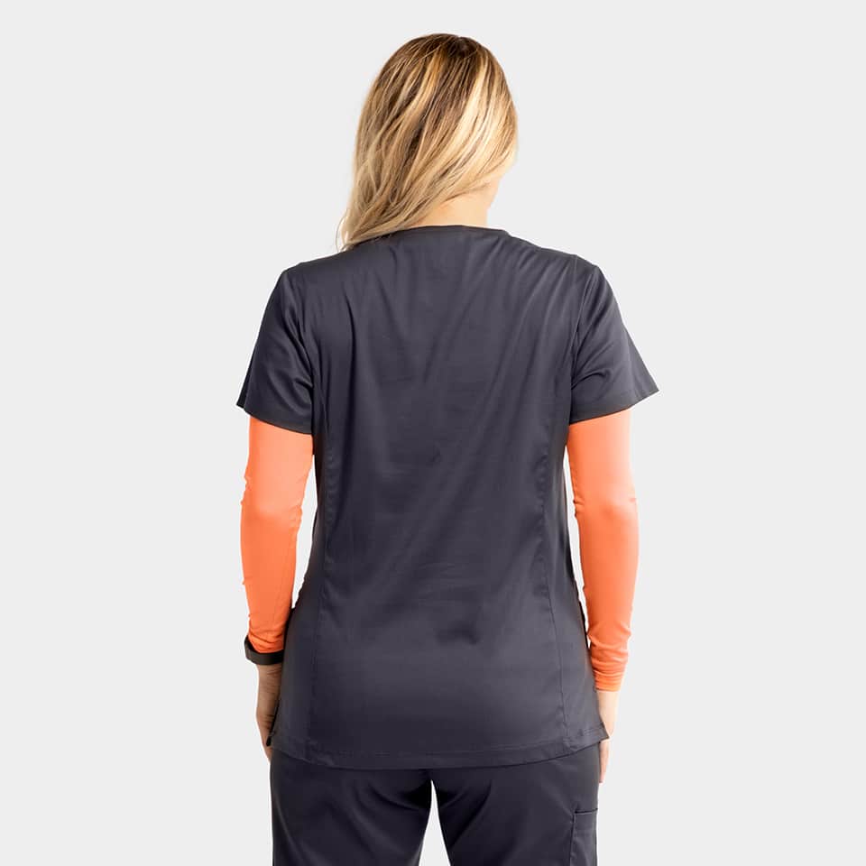 Women's Mock Wrap Knit Side Top | 2803 - Image 2