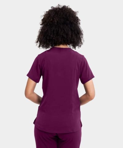 Alternative view of Women's Double Pocket V-Neck Top | 181003