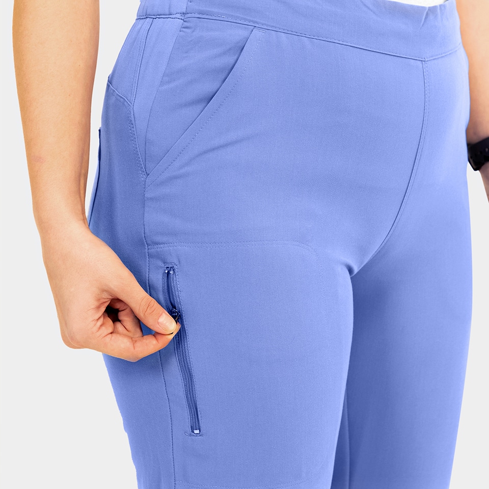 Women's Half Knit Waistband Tapered-Leg Pant | 7801 - Image 3