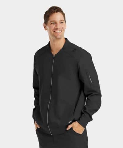 Alternative view of Men's Front Zip Warm-Up Jacket | 5861