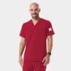Men's UltraStretch Multi-Pocket Scrub Top