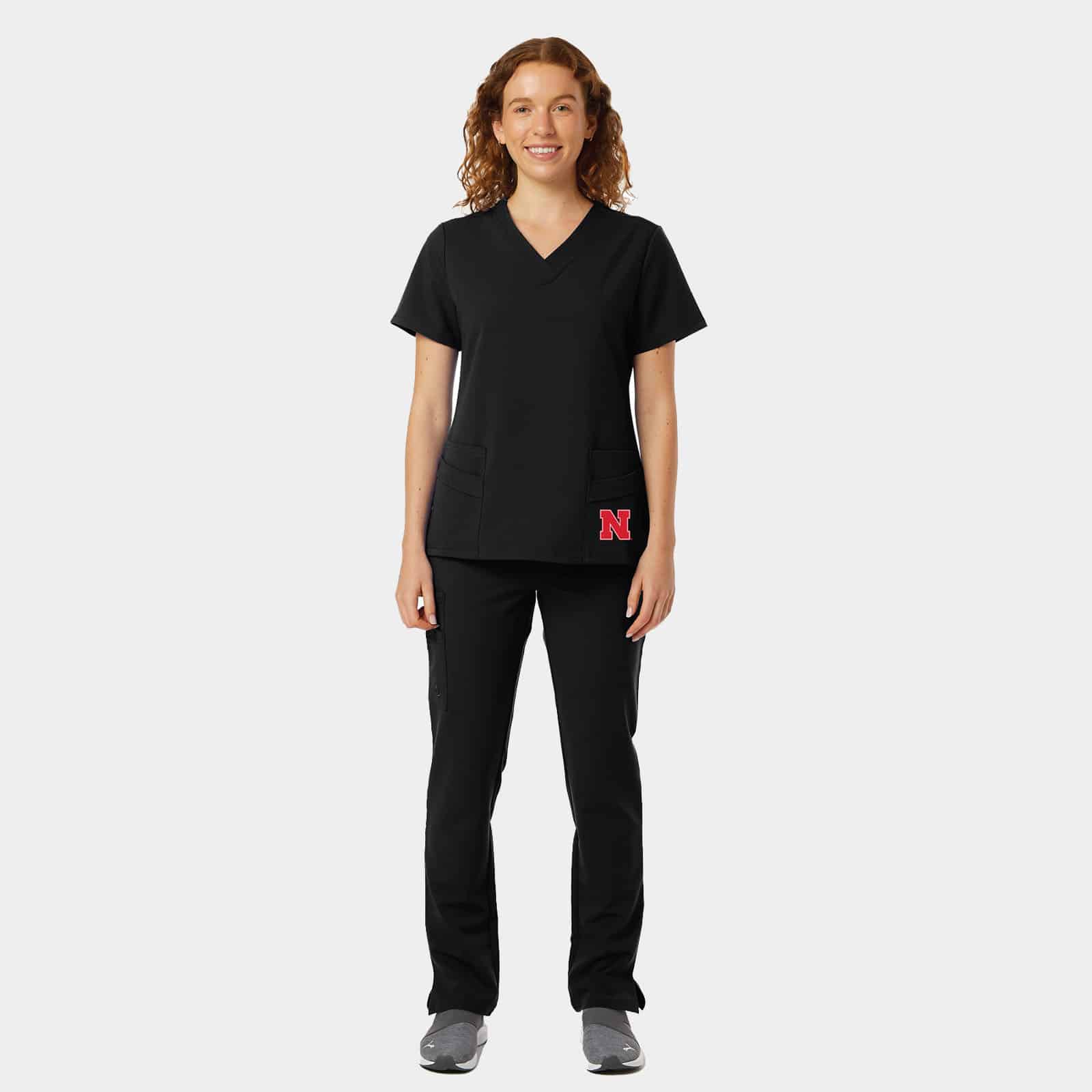 Women's WYND Multi-Pocket Scrub Top 1 Women's WYND Multi-Pocket Scrub Top