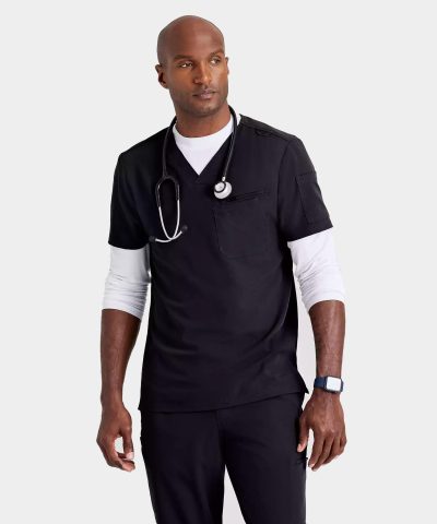 Barco Unify Men's 3 Pocket V-neck Top | BUT153