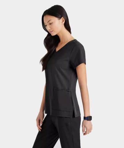 Barco Unify Women's 4 Pocket V-neck Top | BUT167 - Image 4