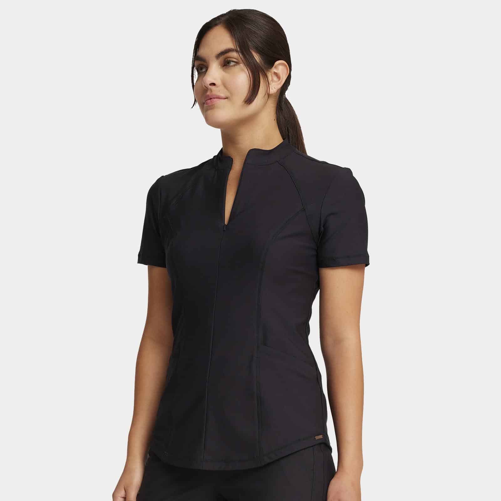 Partial Zip Front Top | CK707 3 Partial Zip Front Top | CK707 - Image 3