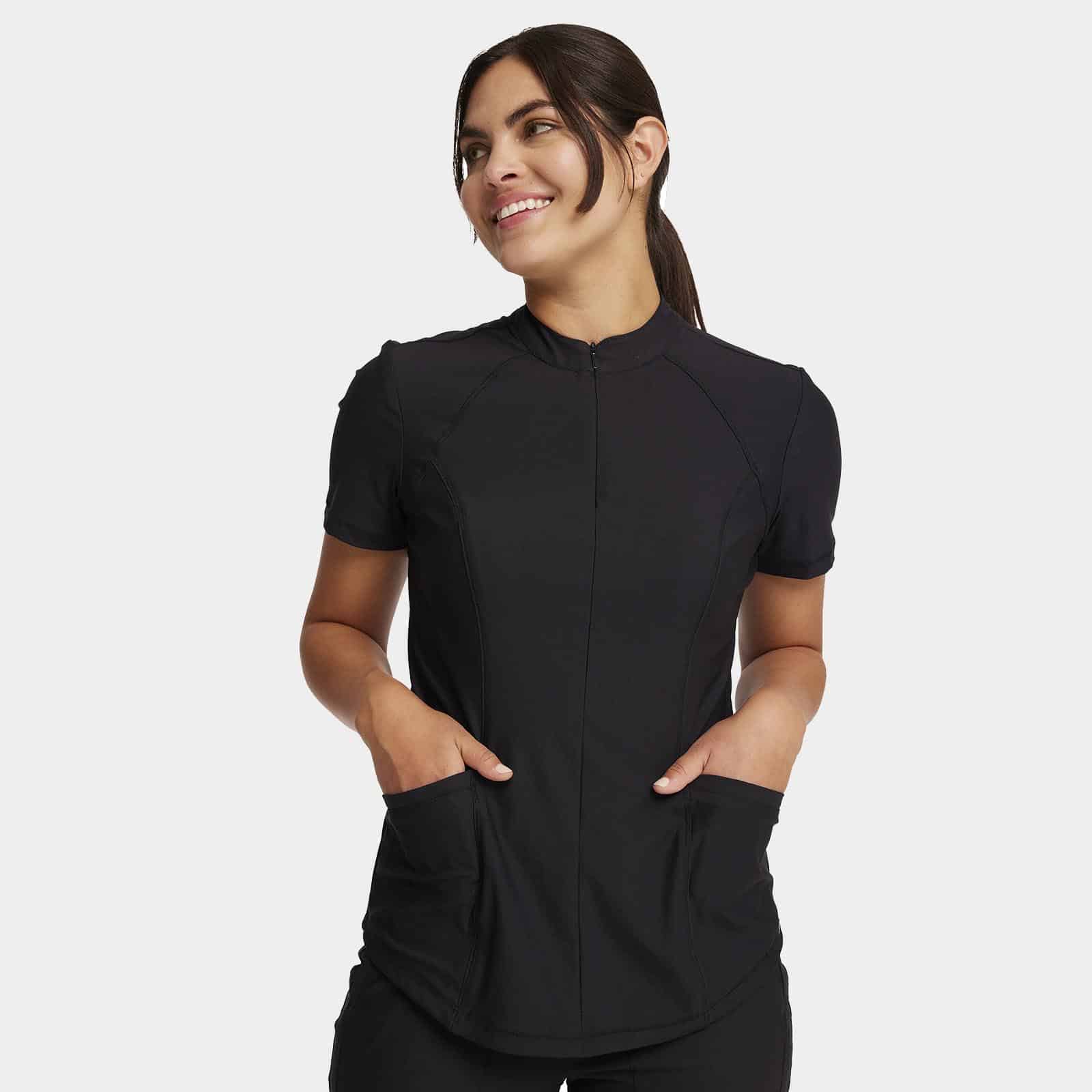 Partial Zip Front Top | CK707 5 Partial Zip Front Top | CK707 - Image 5