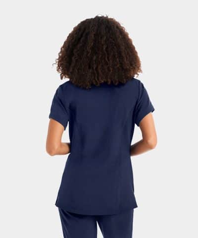Alternative view of Women's 3-Pocket V-Neck Scrub Top | WT127
