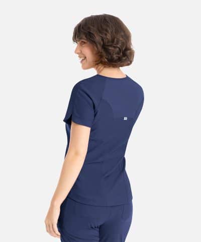 Alternative view of Luna - Tuckable Y-Neck Top | 2502