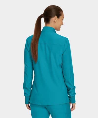 Alternative view of Landau Forward Women's 3-Pocket Scrub Jacket | LI700