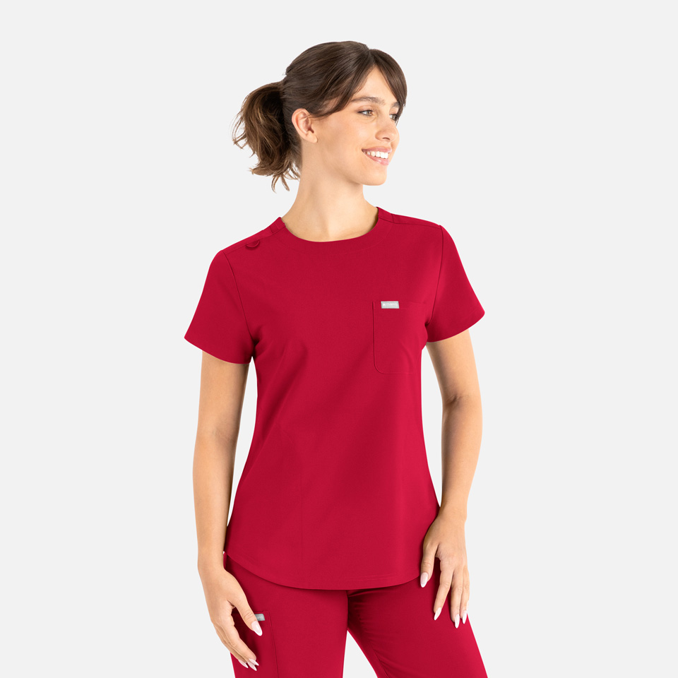Women's Tuckable Round Neck Top | 5005 1 Women's Tuckable Round Neck Top | 5005