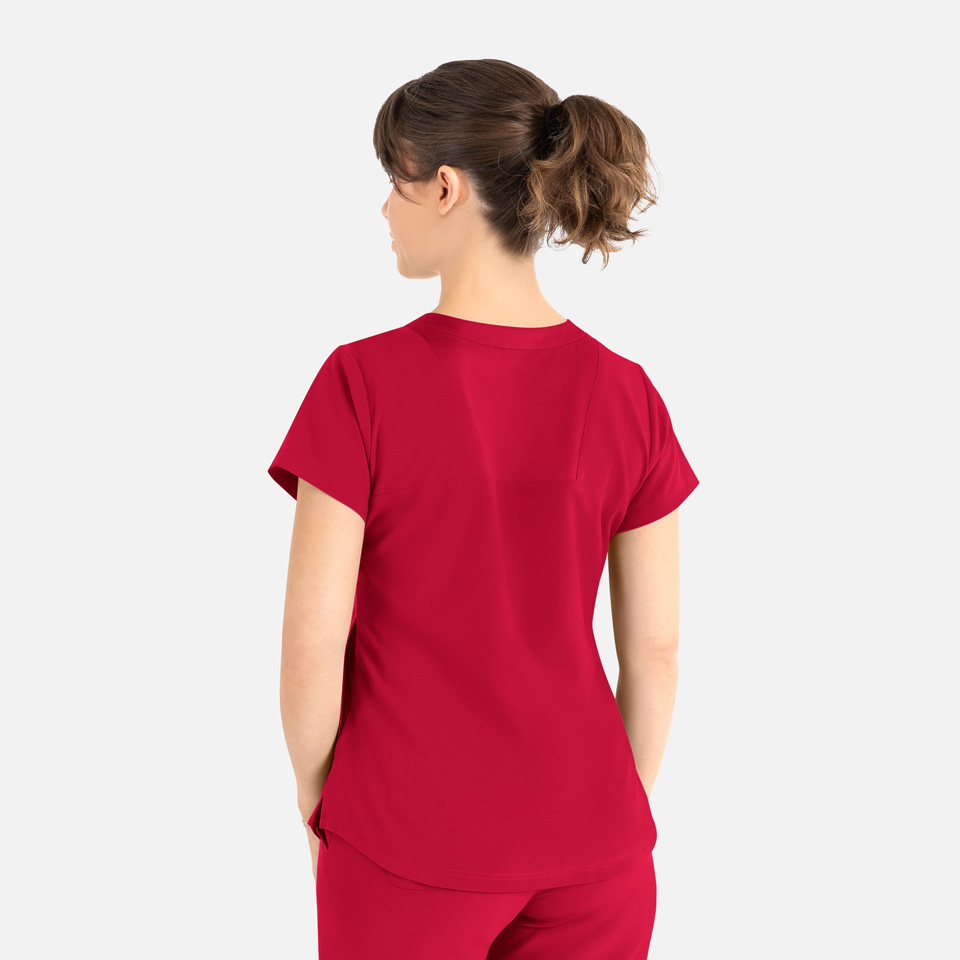 Women's Tuckable Round Neck Top | 5005 2 Women's Tuckable Round Neck Top | 5005 - Image 2
