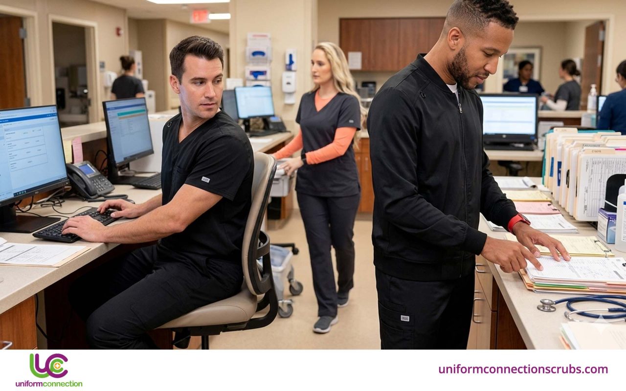 IRG Scrubs for Men Professional Fit for Long Shifts - Uniform Conncetion