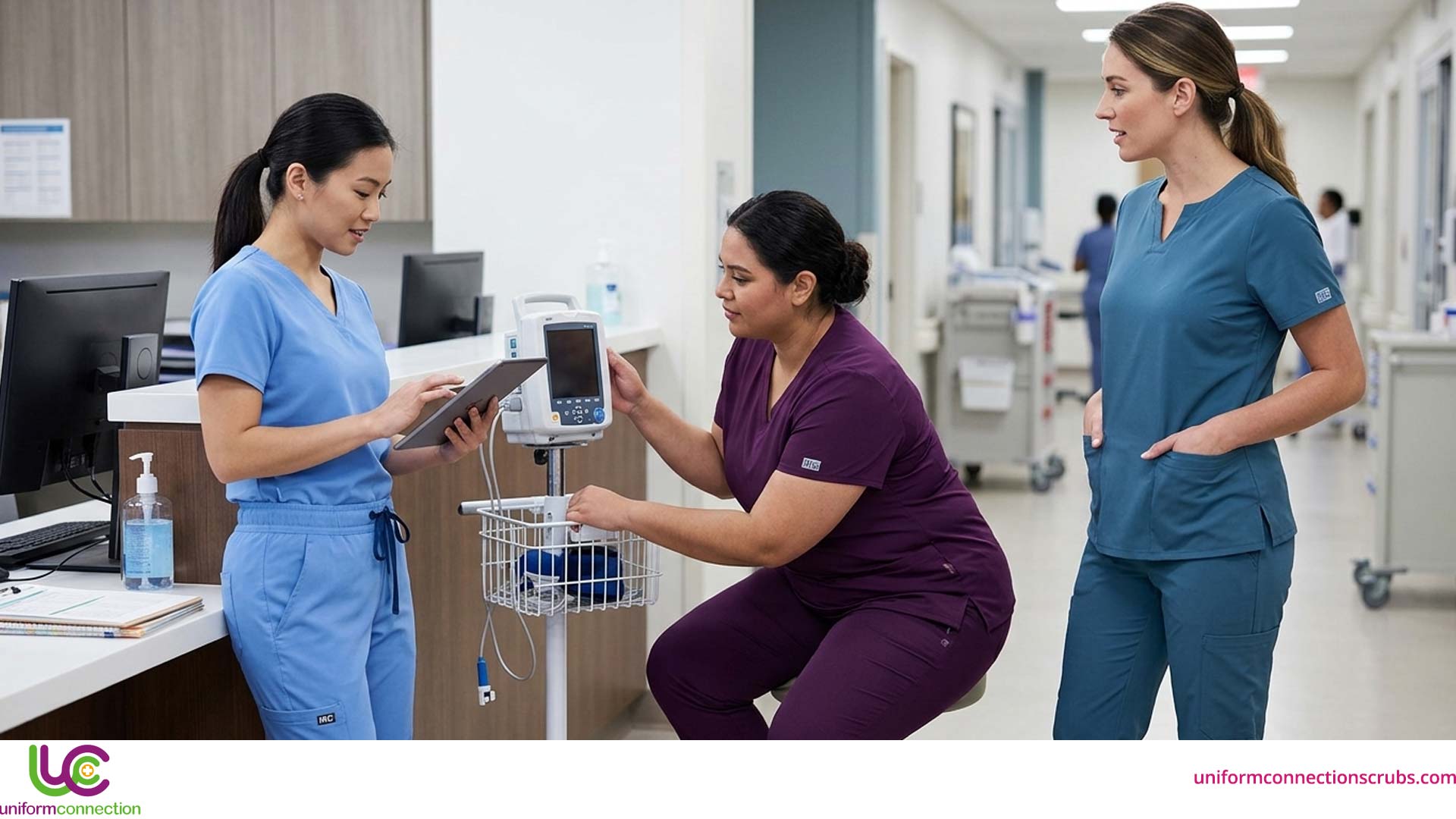 IRG Scrub Tops Explained Fabric Stretch Sizing Guide Uniform Connection