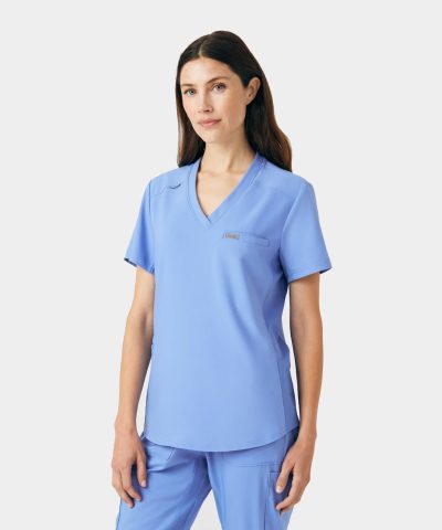 Landau Forward Women's 2-Pocket V-Neck Scrub Top | LT101